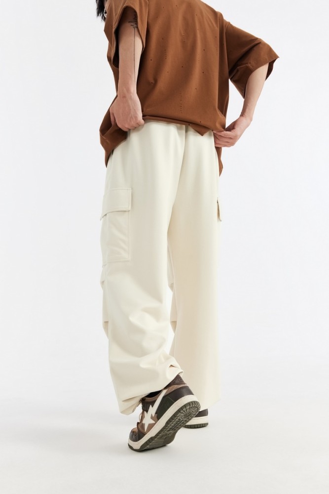 Men Women Cool Cargo Wide Leg Sweatpants Trousers Loose pants Wide-leg Pants Casual Pants