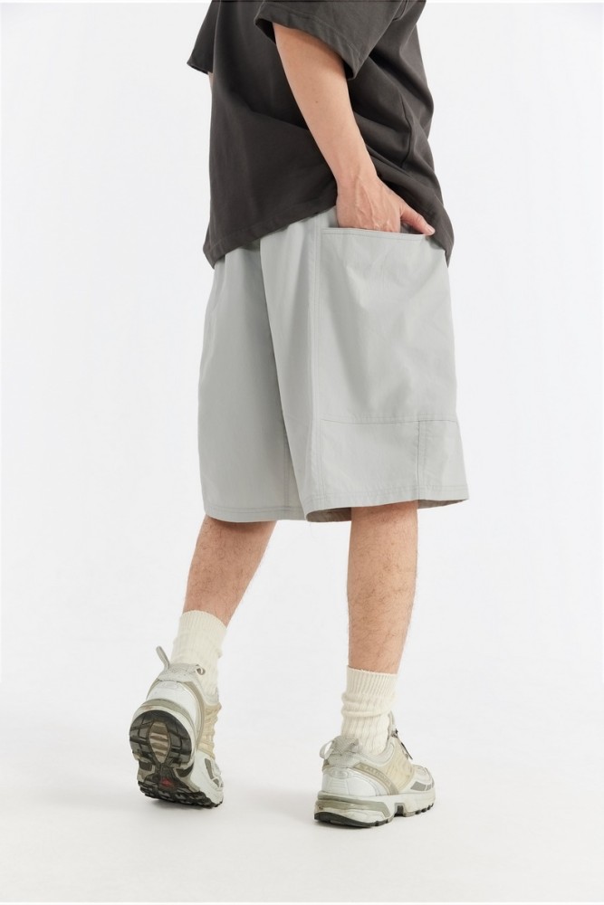Men Boys Functional Shorts With Large Pockets Shorts Streetwear Bottoms Half Pants Sweatsuit Casual Shorts Unisex Pants