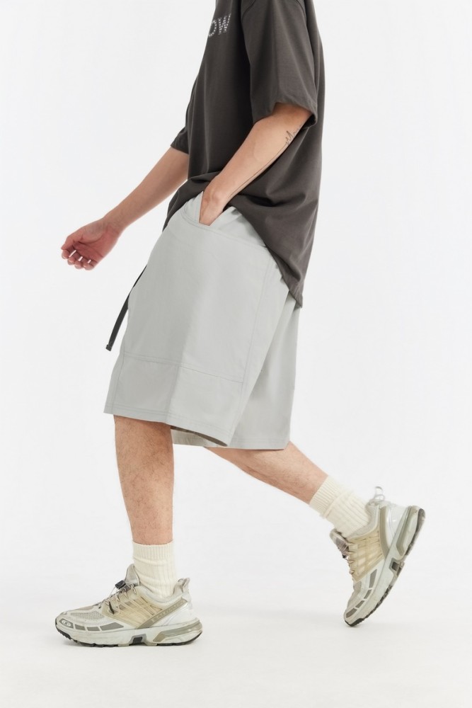 Men Boys Functional Shorts With Large Pockets Shorts Streetwear Bottoms Half Pants Sweatsuit Casual Shorts Unisex Pants
