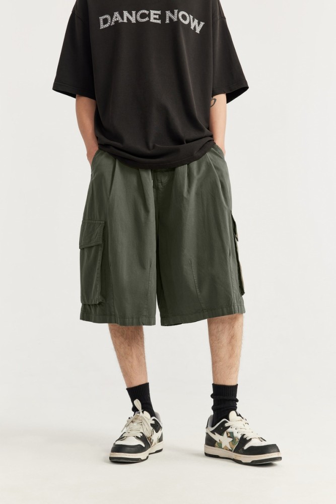 Men Boys Shorts Streetwear Bottoms Half Pants Sweatsuit Casual Shorts Unisex Pants