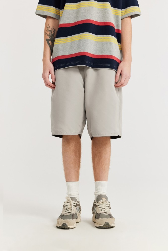 Men Boys Wearable On Both Sides Shorts Streetwear Bottoms Half Pants Sweatsuit Casual Shorts Unisex Pants