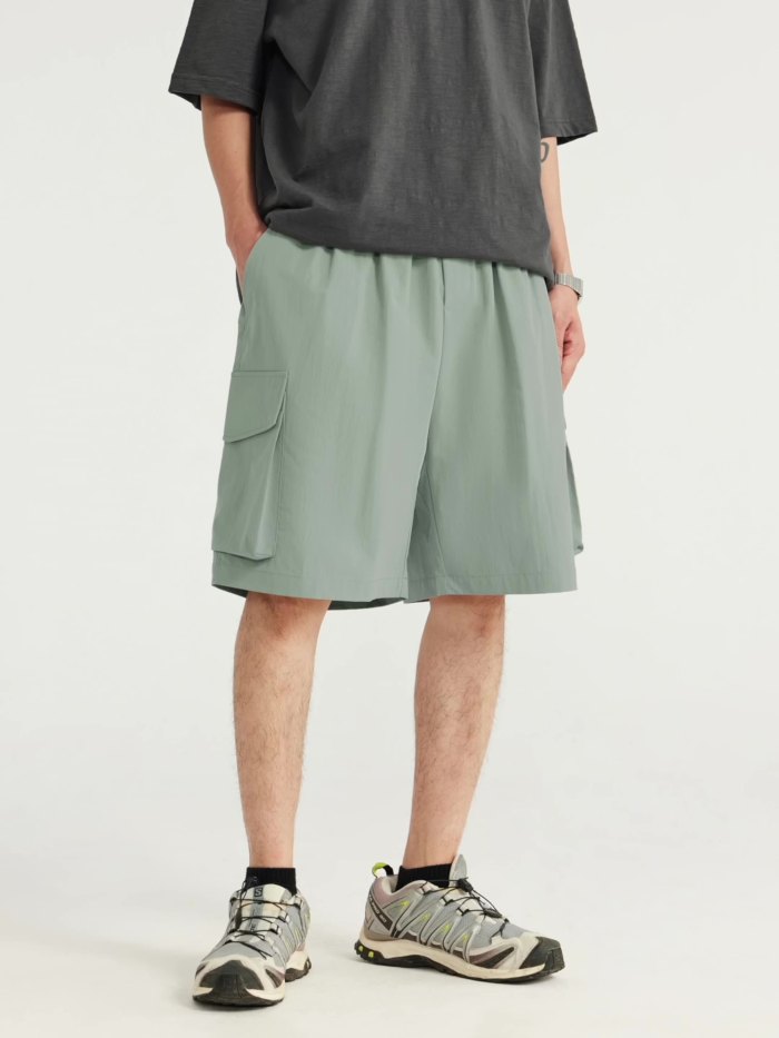 Men Boys Shorts Streetwear Bottoms Half Pants Sweatsuit Casual Shorts Unisex Pants