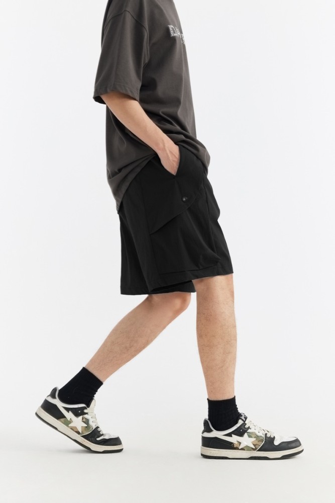 Men Boys Shorts Streetwear Bottoms Half Pants Sweatsuit Casual Shorts Unisex Pants