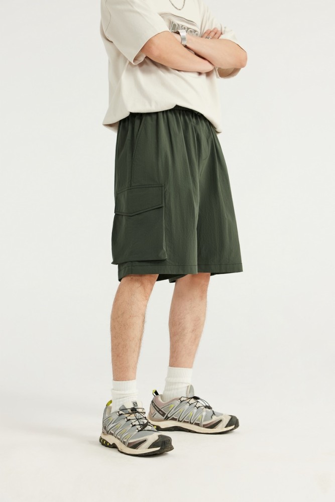 Men Boys Shorts Streetwear Bottoms Half Pants Sweatsuit Casual Shorts Unisex Pants