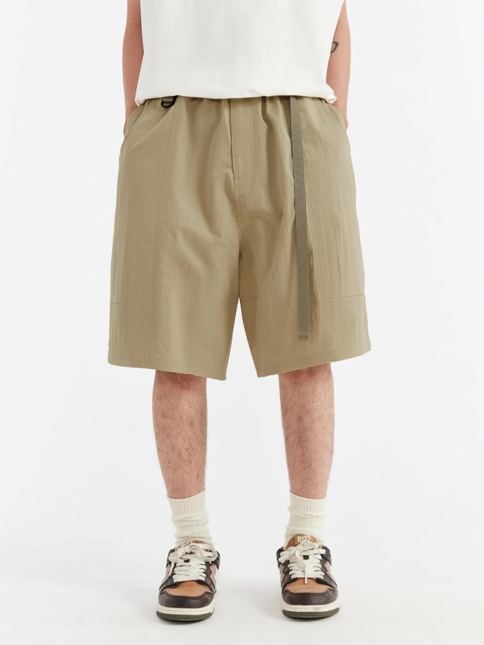 Men Boys Functional Shorts With Large Pockets Shorts Streetwear Bottoms Half Pants Sweatsuit Casual Shorts Unisex Pants