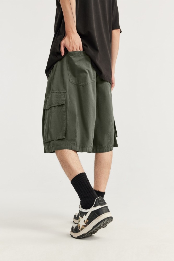 Men Boys Shorts Streetwear Bottoms Half Pants Sweatsuit Casual Shorts Unisex Pants