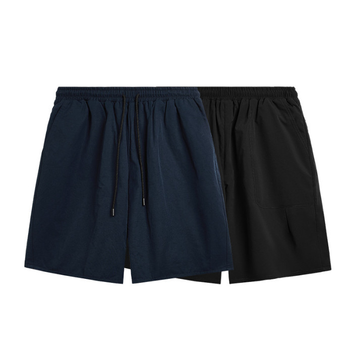 Men Boys Wearable On Both Sides Shorts Streetwear Bottoms Half Pants Sweatsuit Casual Shorts Unisex Pants