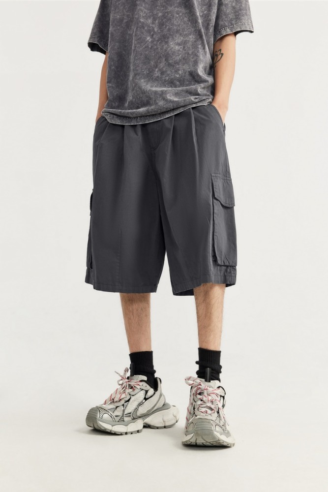 Men Boys Shorts Streetwear Bottoms Half Pants Sweatsuit Casual Shorts Unisex Pants