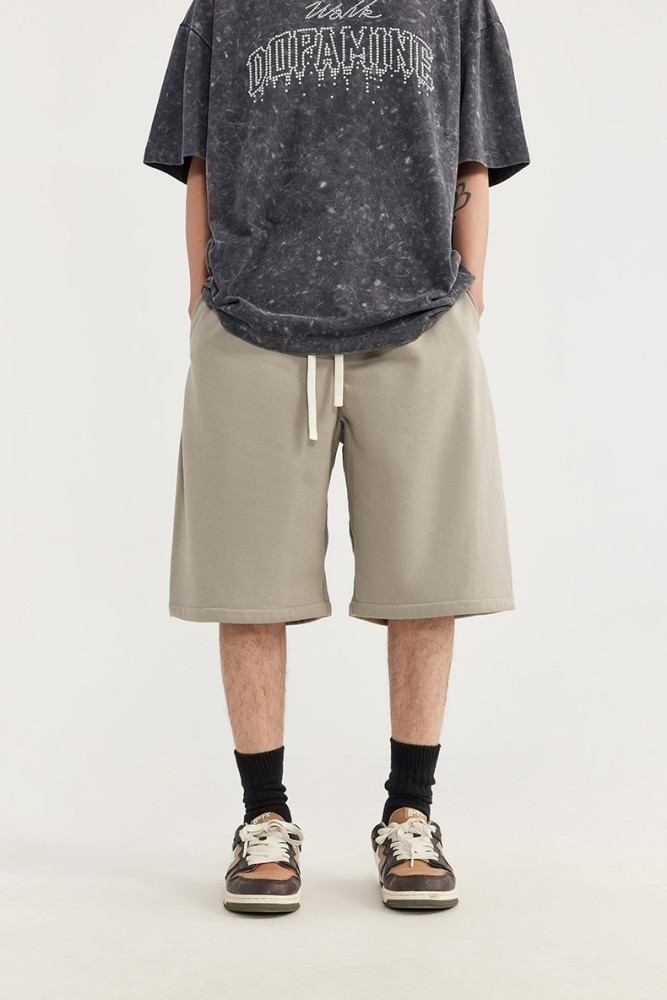 Men Boys Shorts Streetwear Bottoms Half Pants Sweatsuit Casual Shorts Unisex Pants