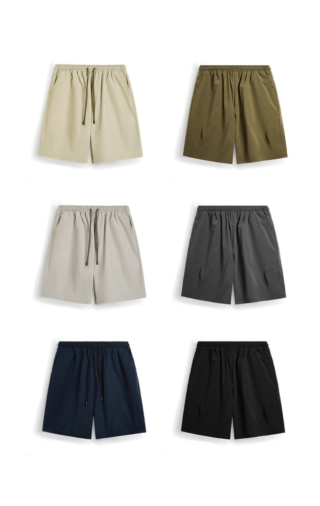Men Boys Wearable On Both Sides Shorts Streetwear Bottoms Half Pants Sweatsuit Casual Shorts Unisex Pants
