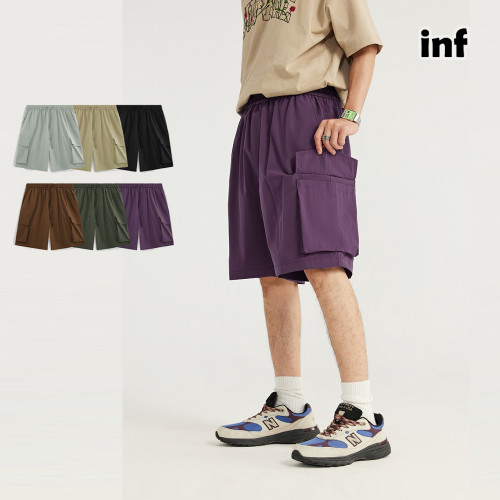Men Boys Shorts Streetwear Bottoms Half Pants Sweatsuit Casual Shorts Unisex Pants