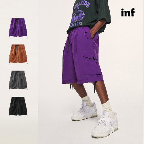 Men Boys Shorts Streetwear Bottoms Half Pants Sweatsuit Casual Shorts Unisex Pants