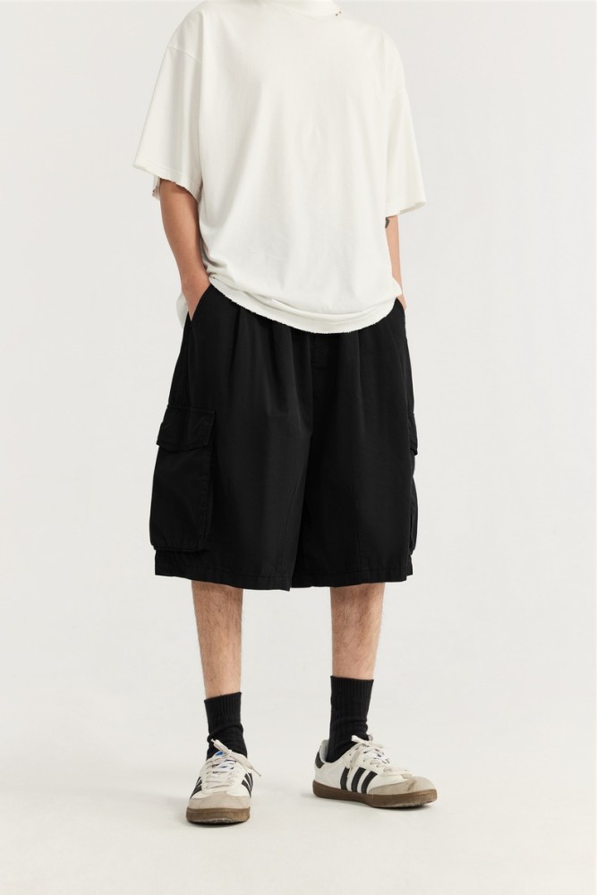 Men Boys Shorts Streetwear Bottoms Half Pants Sweatsuit Casual Shorts Unisex Pants