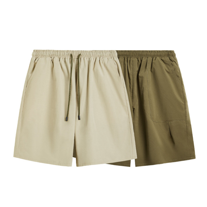 Men Boys Wearable On Both Sides Shorts Streetwear Bottoms Half Pants Sweatsuit Casual Shorts Unisex Pants