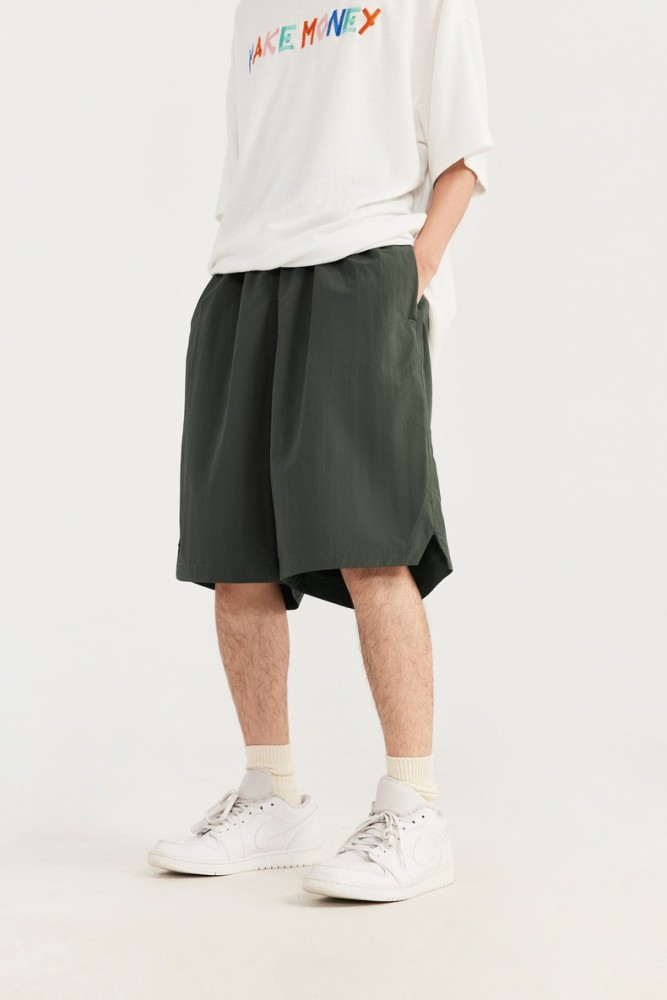 Men Boys Shorts Streetwear Bottoms Half Pants Sweatsuit Casual Shorts Unisex Pants