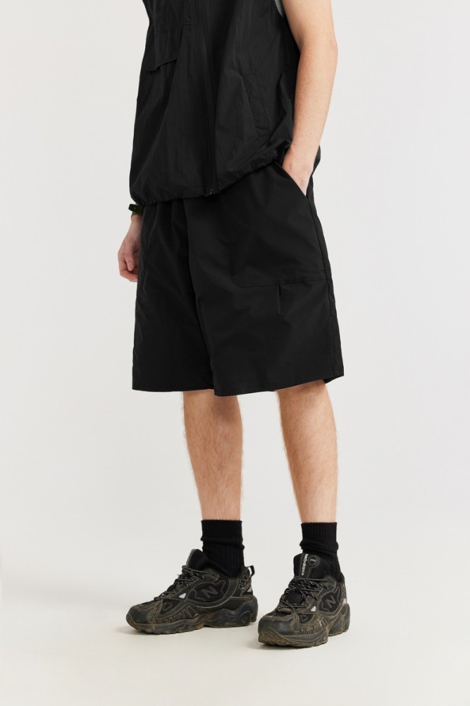 Men Boys Wearable On Both Sides Shorts Streetwear Bottoms Half Pants Sweatsuit Casual Shorts Unisex Pants