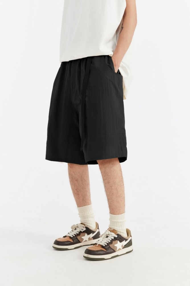 Men Boys Functional Shorts With Large Pockets Shorts Streetwear Bottoms Half Pants Sweatsuit Casual Shorts Unisex Pants