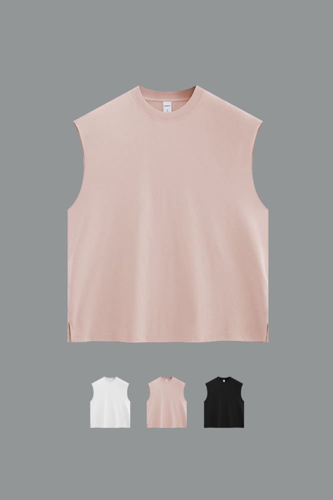 Men Women Vest T-shirt Short Sleeve Pullover Tops Sweatshirt Unisex Tee Casual T-shirt