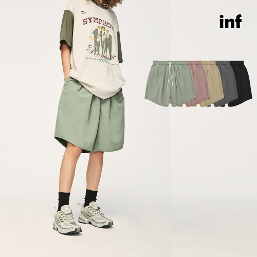 Men Boys Shorts Streetwear Bottoms Half Pants Sweatsuit Casual Shorts Unisex Pants