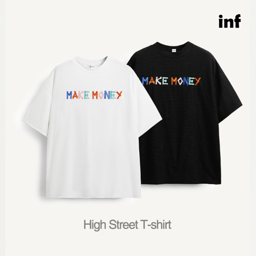 Men Women T-shirt Short Sleeve Pullover Tops Sweatshirt Unisex Tee Casual T-shirt
