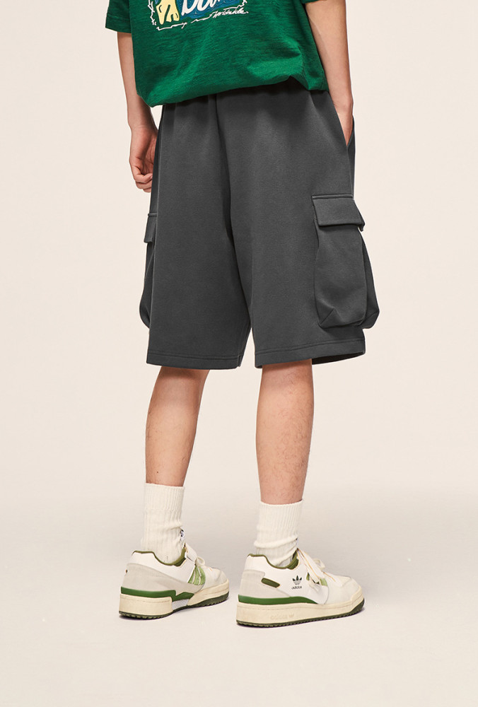 Men Boys Shorts Streetwear Bottoms Half Pants Sweatsuit Casual Shorts Unisex Pants