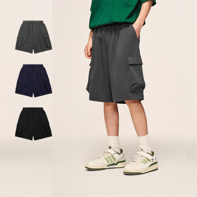 Men Boys Shorts Streetwear Bottoms Half Pants Sweatsuit Casual Shorts Unisex Pants