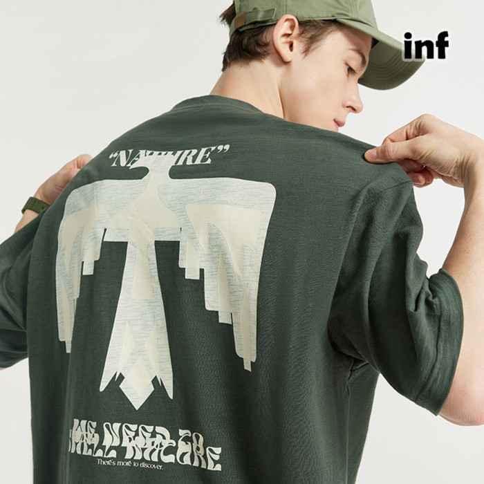 Men Women Fabric Slub Cotton T-shirt Short Sleeve Pullover Tops Sweatshirt Unisex Tee Casual T-shirt