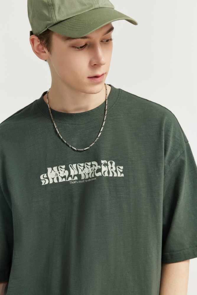 Men Women Fabric Slub Cotton T-shirt Short Sleeve Pullover Tops Sweatshirt Unisex Tee Casual T-shirt