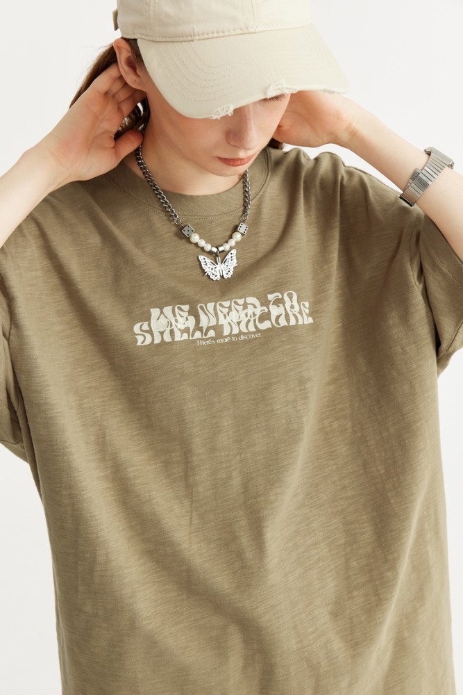 Men Women Fabric Slub Cotton T-shirt Short Sleeve Pullover Tops Sweatshirt Unisex Tee Casual T-shirt