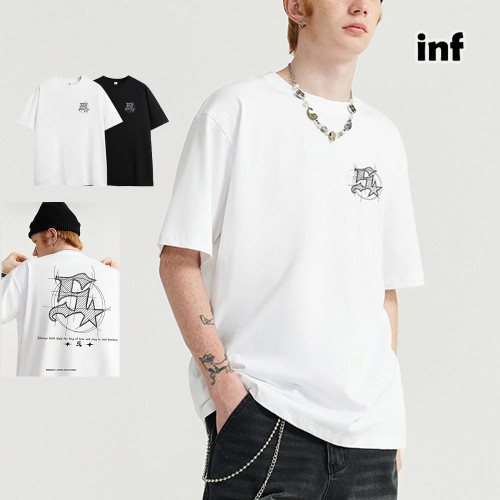 Men Women T-shirt Short Sleeve Pullover Tops Sweatshirt Unisex Tee Casual T-shirt