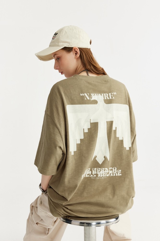 Men Women Fabric Slub Cotton T-shirt Short Sleeve Pullover Tops Sweatshirt Unisex Tee Casual T-shirt