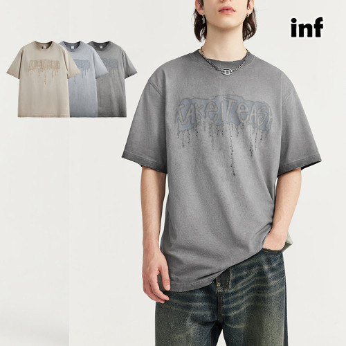 Men Women T-shirt Short Sleeve Pullover Tops Sweatshirt Unisex Tee Casual T-shirt