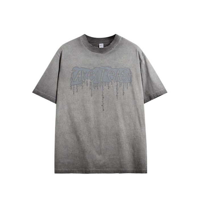 Men Women T-shirt Short Sleeve Pullover Tops Sweatshirt Unisex Tee Casual T-shirt