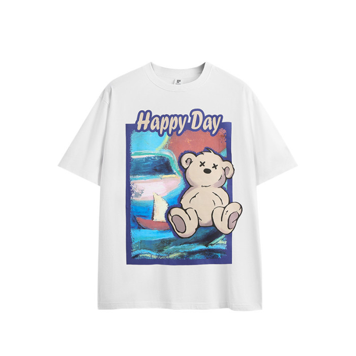 Men Women T-shirt Short Sleeve Pullover Tops Sweatshirt Unisex Tee Casual T-shirt