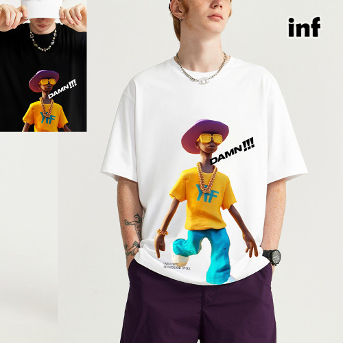 Men Women T-shirt Short Sleeve Pullover Tops Sweatshirt Unisex Tee Casual T-shirt