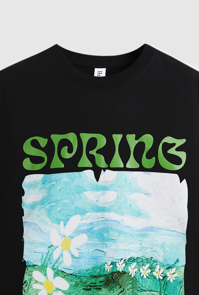 Men Women T-shirt Short Sleeve Pullover Tops Sweatshirt Unisex Tee Casual T-shirt