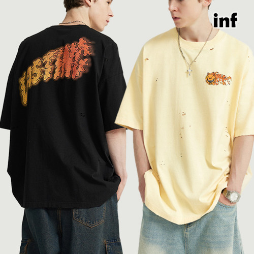 Men Women T-shirt Short Sleeve Pullover Tops Sweatshirt Unisex Tee Casual T-shirt