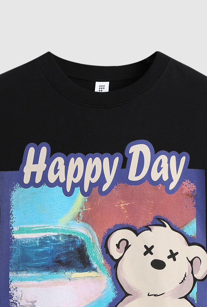Men Women T-shirt Short Sleeve Pullover Tops Sweatshirt Unisex Tee Casual T-shirt