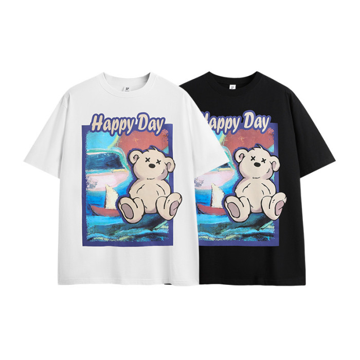 Men Women T-shirt Short Sleeve Pullover Tops Sweatshirt Unisex Tee Casual T-shirt