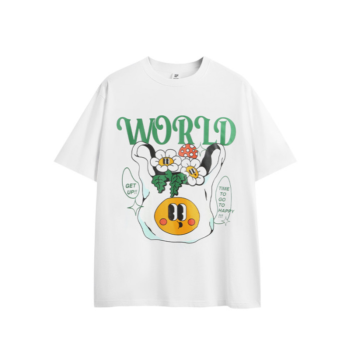 Men Women T-shirt Short Sleeve Pullover Tops Sweatshirt Unisex Tee Casual T-shirt