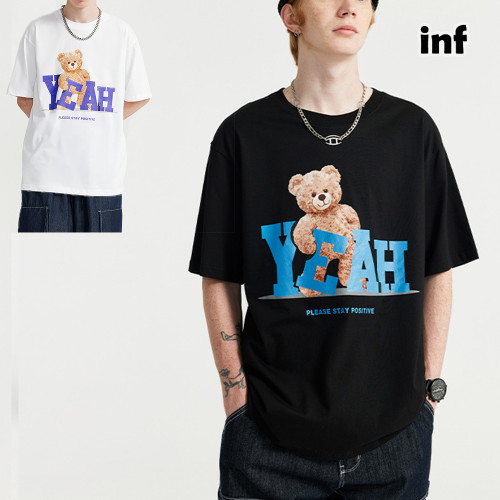 Men Women T-shirt Short Sleeve Pullover Tops Sweatshirt Unisex Tee Casual T-shirt