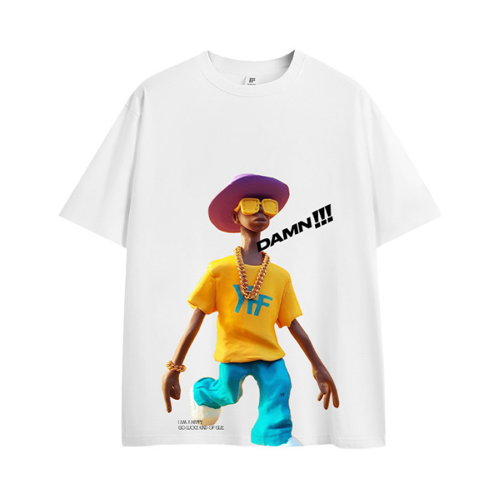 Men Women T-shirt Short Sleeve Pullover Tops Sweatshirt Unisex Tee Casual T-shirt
