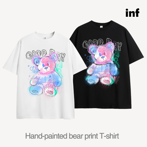 Men Women T-shirt Short Sleeve Pullover Tops Sweatshirt Unisex Tee Casual T-shirt