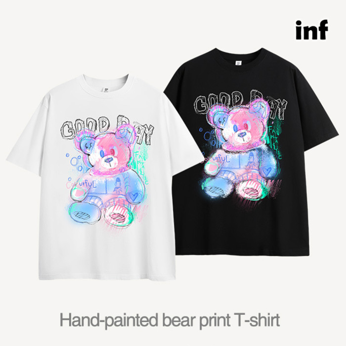 Men Women T-shirt Short Sleeve Pullover Tops Sweatshirt Unisex Tee Casual T-shirt