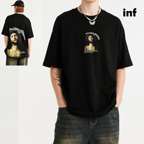 Men Women T-shirt Short Sleeve Pullover Tops Sweatshirt Unisex Tee Casual T-shirt