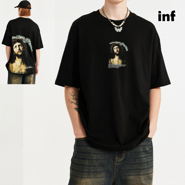 Men Women T-shirt Short Sleeve Pullover Tops Sweatshirt Unisex Tee Casual T-shirt