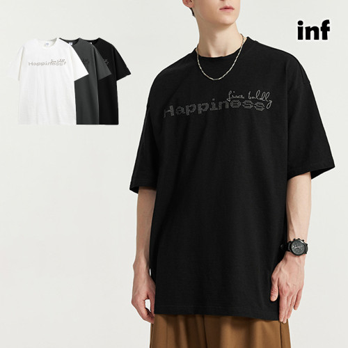Men Women T-shirt Short Sleeve Pullover Tops Sweatshirt Unisex Tee Casual T-shirt