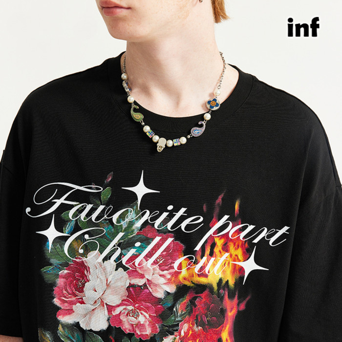 Men Women T-shirt Short Sleeve Pullover Tops Sweatshirt Unisex Tee Casual T-shirt
