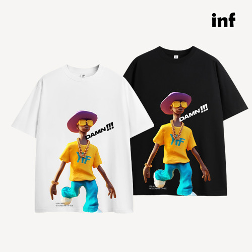 Men Women T-shirt Short Sleeve Pullover Tops Sweatshirt Unisex Tee Casual T-shirt