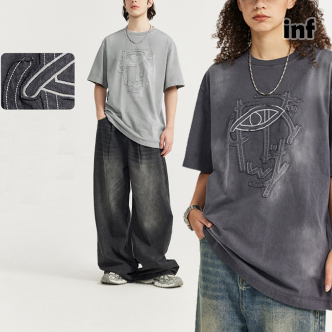 Men Women T-shirt Short Sleeve Pullover Tops Sweatshirt Unisex Tee Casual T-shirt
